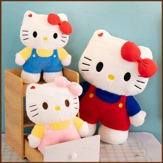 PS1 Hello Kitty 工作服毛絨娃娃女孩家居裝飾填充玩具枕頭靠墊兒童系列 SP1