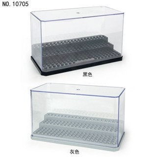 相容樂高展示積木人仔收納盒拼裝亞克力防塵罩透明階梯玩具可收藏5.14相容樂高展示積木人仔收納盒拼裝亞克力防塵罩透明階梯玩
