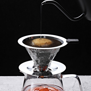 [滿199出貨]過濾杯 不銹鋼濾網咖啡濾杯手衝咖啡壺過濾器滴濾壺過濾杯免濾紙滴漏式