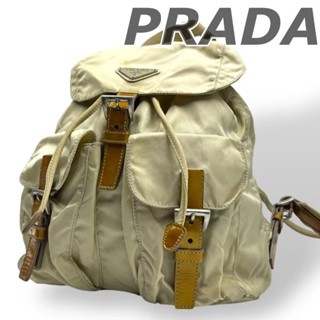PRADA 揹包 束口包 Tessuto 皮革 尼龍 mercari 日本直送 二手