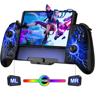 BEBONCOOL 開關控製器適用於任天堂 Switch/OLED 霍爾效應人體工學控製器適用於手持模式無綫開關遙控器