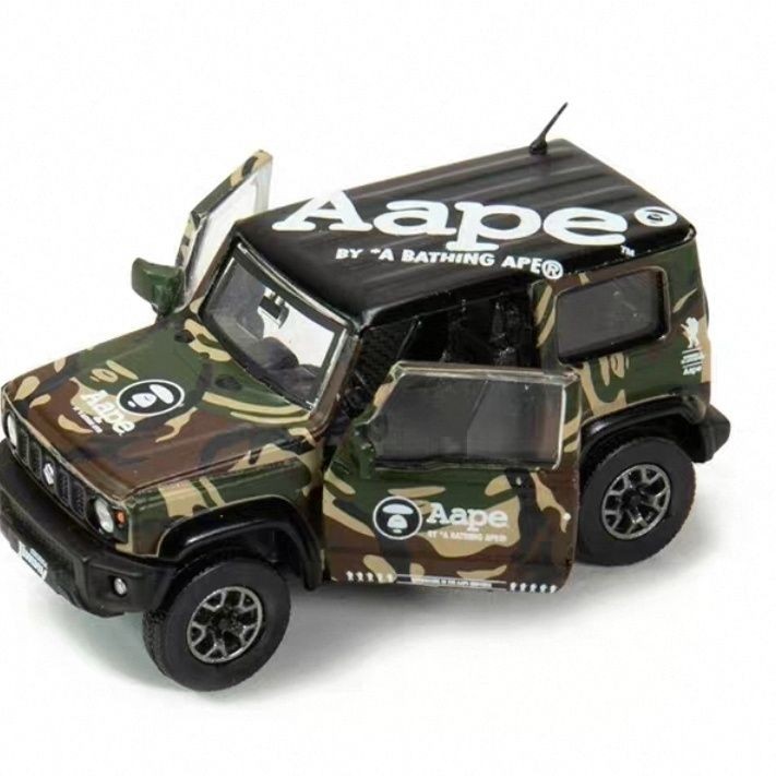 BMC 1/64 Jimny 74鈴木吉姆尼AAPE露營越野車模型附備胎配件