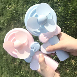 卡通棒棒糖手壓兒童小風扇 手持壓力童趣扇禮品廣告加