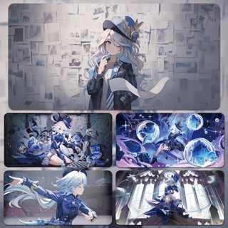【現貨】原神水神芙寧娜滑鼠墊超大辦公室桌墊二次元電腦鍵盤墊學習寫字墊 學生周邊 辦公室 送禮