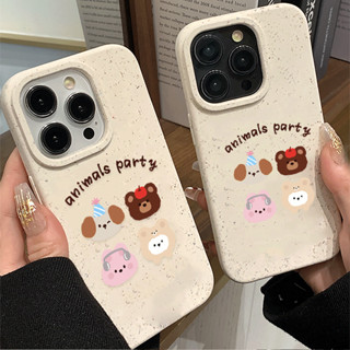 可愛 卡通 動物派對 時尚 手機殼 適用iPhone 15ProMax 14ProMax 7Plus 13Pro 12P