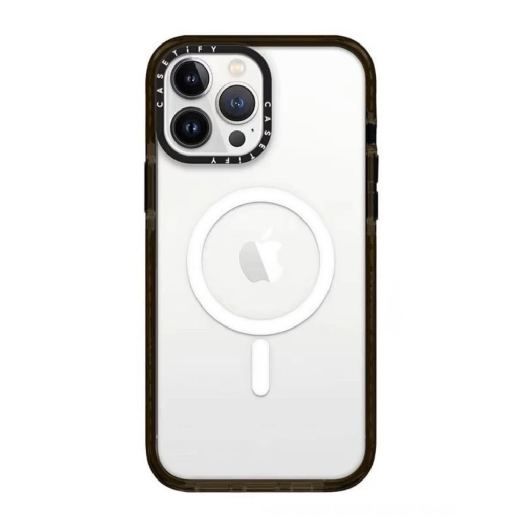casetify 簡約 純色 透明 磁吸手機殼 MagSafe iPhone16Pro手機殼蘋果14Pro防摔13 防摔