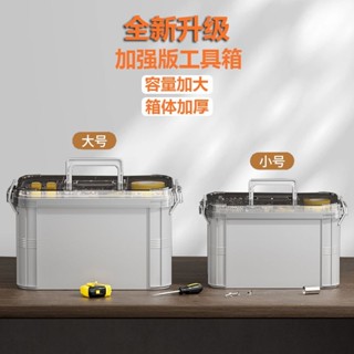 【臺灣出貨】五金工具箱 玩具收納箱 書籍收納箱 手提式收納盒 車載收納盒 卡扣維修箱 儲物整理箱