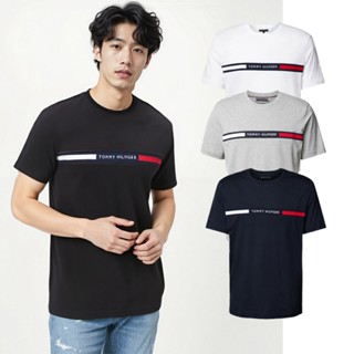 Tommy Hilfiger 經典LOGO 刺繡貼布款 圓領短袖 短袖 上衣