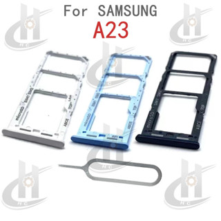 SAMSUNG 適用於三星 Galaxy A23 4G 5G A235 A236 Sim 卡託盤插槽支架卡支架讀卡器 S