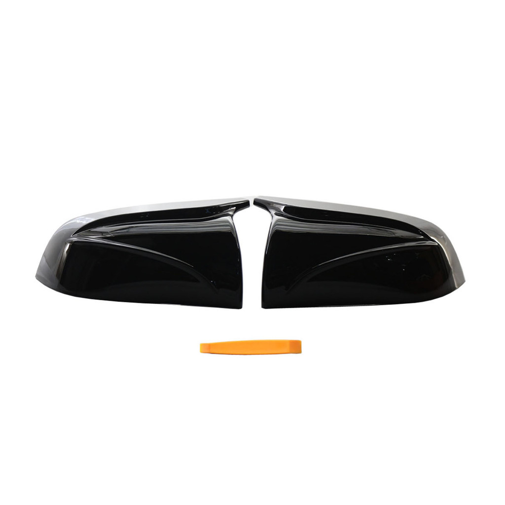側後視鏡蓋帽喇叭式光澤黑色後視鏡外殼更換,適用於特斯拉 Model 3 2017-2021, 109229001D, 1