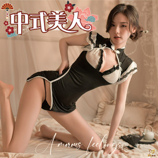 短旗袍 古風 性感洋裝 連衣裙 性感衣服 改良旗袍 戰袍 外拍 角色扮演服