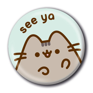 【胖吉貓】胖吉貓(See Ya)徽章/Pusheen