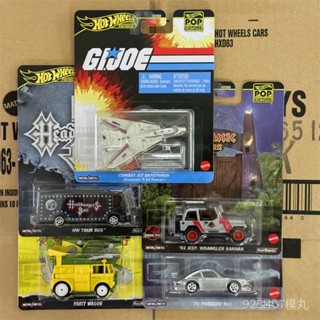 hotwheels汽車複古娛樂文化鐵底膠胎閤金車模型收藏兒童玩具車HXD63送禮玩具閤金壓鑄模型diecast MBPT