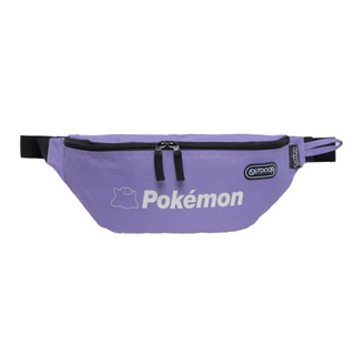【OUTDOOR】寶可夢Pokemon-夜光百變怪腰包-紫色 ODGO23Q04PL聖誕交換禮物