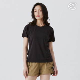 ADISI 女drirelease羊毛消臭抑菌快排上衣 AL2511003 石墨 (S-2XL)｜吸濕 快乾 抗臭 親膚