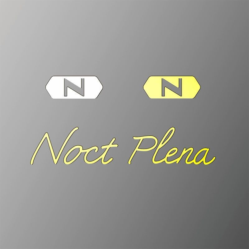 適用於Nikon尼康noct相機鏡頭金屬logo裝飾標貼紙plena微單反鏡頭