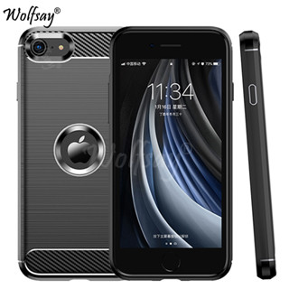 手機殼 IPHONE 7 8 7 PLUS 8 PLUS SE 2020 SE 2 SE 3 矽膠碳纖維 TPU 繪圖超
