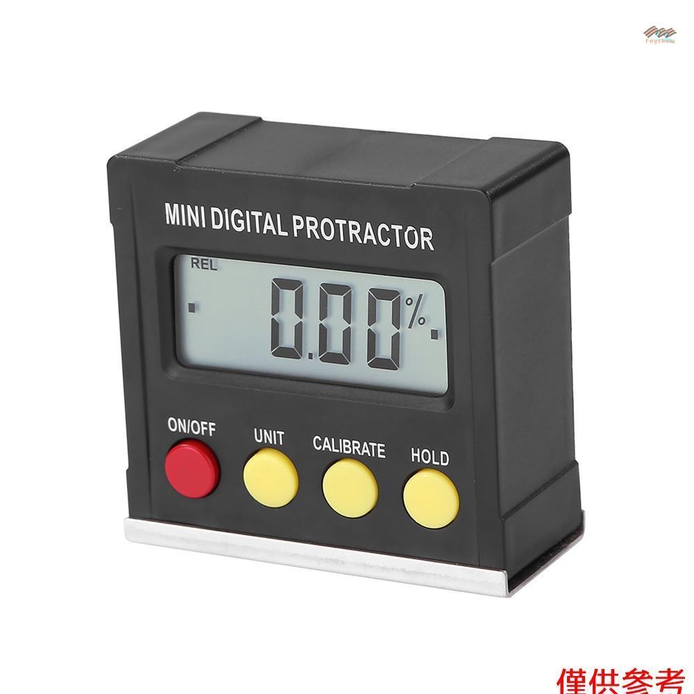 水平角度計數字量角器傾角計電子水平儀磁性底座測量工具