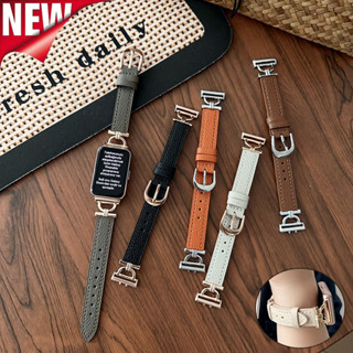 SAMSUNG 皮革錶帶相容三星 Galaxy Watch Fit 3 錶帶,適用於 Galaxy Watch Fit