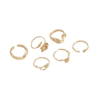 宏雲Hongyun-Ala新品-14K包金保色玫瑰花鬱金香抽象樹葉珠託戒指diy手工粘珍珠手作配件