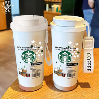 【SMG家】【店鋪熱銷】星巴克杯子美式保溫杯316不鏽鋼水杯咖啡杯車用男女吸管陶瓷內彈