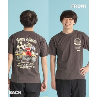 🌸米妮媽咪🌸（現貨）﹝ 日本服飾﹞麵包超人 ♡ Jam 叔叔騎車酷帥印花T-shirt (大人款/M號)