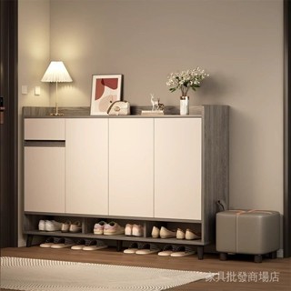 {批發價，免運費}【全品屋】實木入戶玄關櫃加深鞋櫃傢用門口樓道大容量多層鞋架xianxiandd