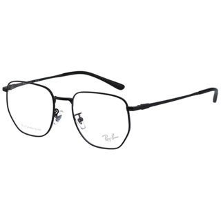 RAY BAN 純鈦 鏡框 眼鏡(黑色)RB8776D