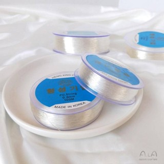 宏雲Hongyun-Ala新品-原裝進口彈力線韓國透明水晶線拉不斷手鍊文玩串珠線diy手工材料