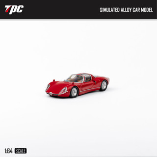 TPC 1:64 阿爾法羅密歐Tipo 33 Stradale 模擬合金汽車模型