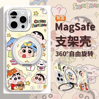 超人小新 360°旋轉磁吸支架防摔殼 三星 S25 S24 S23 S22 S21 Ultra Plus FE手機保護殼