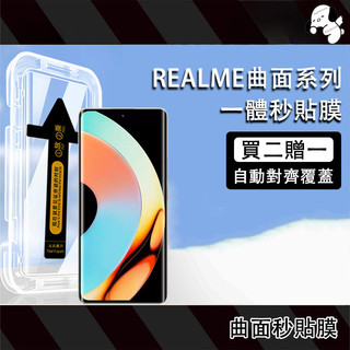 曲面秒貼膜 Realme 14 13 Pro 12 11 10 Pro + GT6 GT7Pro 保護貼 防窺 紫光