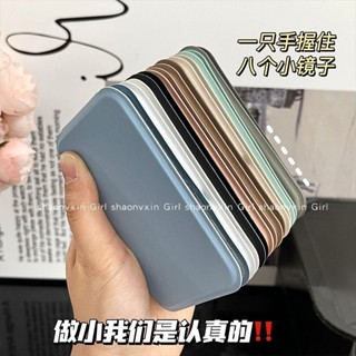 mirror 鏡子 旅行鏡【3482人好評】鏡子旅遊便攜桌面化妝鏡可摺疊摺疊宿舍手持學生宿舍學生迷你隨身slhy333.