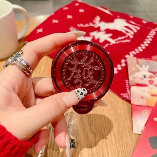 ￡指環扣￡現貨 旋轉髮財手機支架新年髮財創意解壓指環貼上橫豎多功能桌麵潮