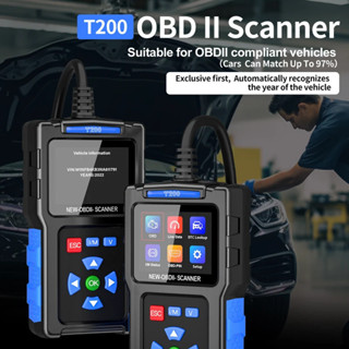 帶電池測試儀的 OBD2 掃描器 12V 24V 20 2000 CCA 10AH 300AH 汽車讀碼器汽車卡車 AG