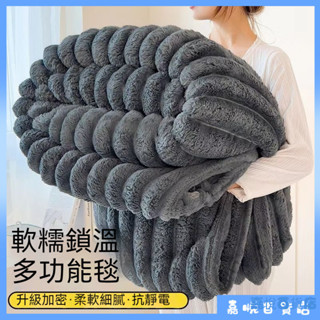 🔥爆款雙層加厚法蘭絨 羊羔絨毛毯被 毛毯 絨毛被 法蘭絨毯 絨毯 厚毯 毯子 冬季毯 網美毯 羊羔絨 保暖毯 懶人毯