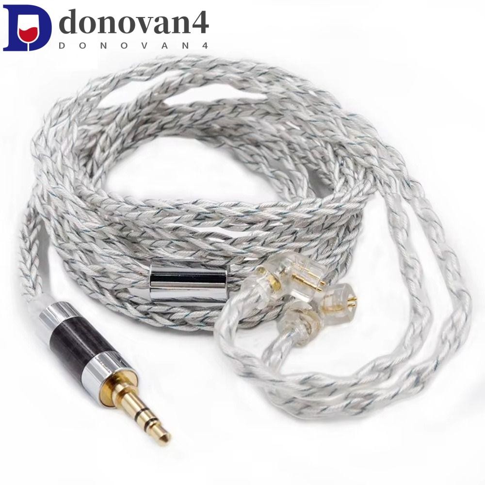 DONOVANKZ耳機線,784芯Uparade電纜KZ耳機線,鍍銀款更換銀色藍混款耳機線KZ