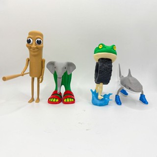 2025新款3d列印tungtungsahur和tralalo鯊魚手辦玩具20250516