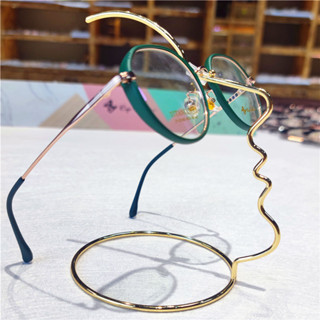 金屬金色黑白色眼鏡展示架立式單支簡約墨鏡陳列道具太陽鏡收納架W240429