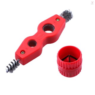 4 合 1 銅管清潔器和鉸刀套裝拋光管倒角工具管內/外去毛刺鉸刀用於 PVC PPR 銅黃銅鋁管
