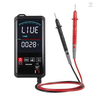 Kkmoon KKM128 4.7寸觸摸彩屏超薄萬用表電壓頻率電容電阻表6000計數顯示帶背光手電筒資料保持自動電源