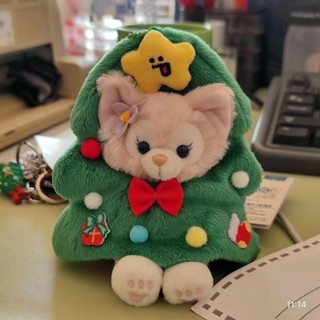 聖誕節頭套小海里掛件聖誕樹毛絨玩偶可愛包包掛件送閨蜜生日禮物