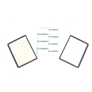 1 件全新 LCD 螢幕視窗顯示屏(亞克力)外玻璃適用於佳能 60D 600D 6D 螢幕保護膜 + 膠帶