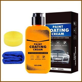汽車刮痕去除劑 120ml 長效汽車拋光劑油漆儀表板汽車用品 yaenith