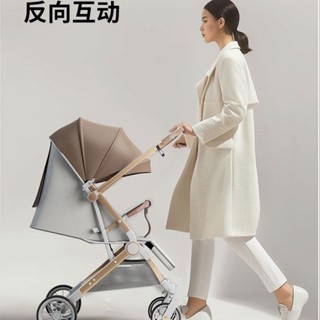 【哆哆購】嬰兒手推車超輕嬰兒車外出可坐可躺可摺疊寶寶雙向高景觀兩用輕便adfgh