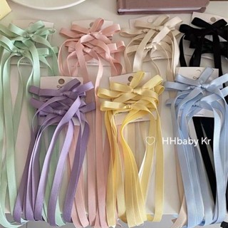 熱賣#【店鋪熱銷】編髮絲帶綁髮蝴蝶結髮夾兒童雙馬尾髮飾公主髮卡飄帶髮帶頭飾女童5.8lfl