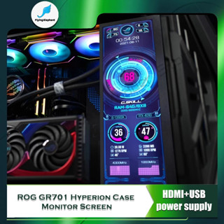 ROG GR701 Hyperion 外殻顯示器螢幕解決方案尺寸/主題定製 AIDA64 遊戲機櫃輔助 IPS 顯示屏