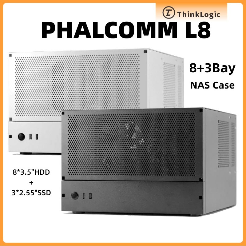 PHALCOMM L8 8-Bay+3 NAS Case ATX/MATX/ITX  存儲服務器 機箱 兼容315mmG