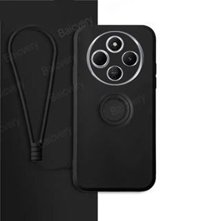 XIAOMI 小米 POCO M7 5G TPU 全保護背防震蓋金屬指環支架手機殼