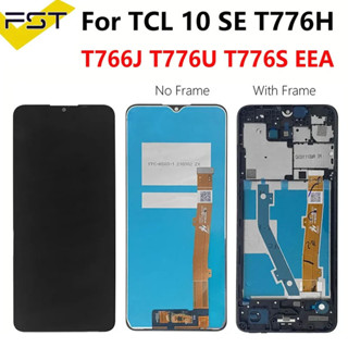 用於TCL 10SE LCD T766H T766J T766U T776S EEA觸控式螢幕螢幕數字化儀的原裝顯示器，用於
